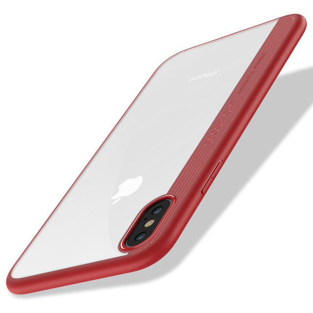 RAXFLY Case For iPhone X Hard Plastic Shockproof Case For iPhone X 10 Full Protector Business Cover For Apple iPhoneX Cases