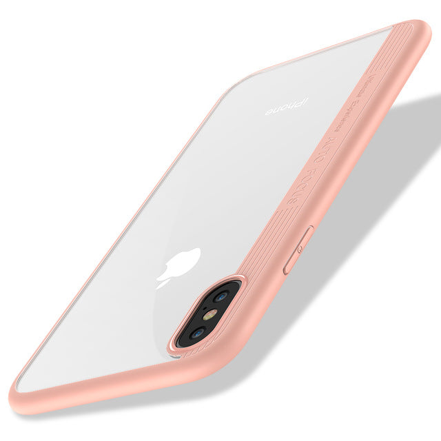 RAXFLY Case For iPhone X Hard Plastic Shockproof Case For iPhone X 10 Full Protector Business Cover For Apple iPhoneX Cases