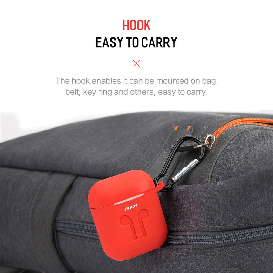 ROCK Headphone Earphone Strap For Apple Airpods Anti Lost Strap Magnetic Loop String Rope For Airpods Carrying Case Silicone